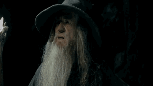 a wizard saying "I have no memory of this place"
