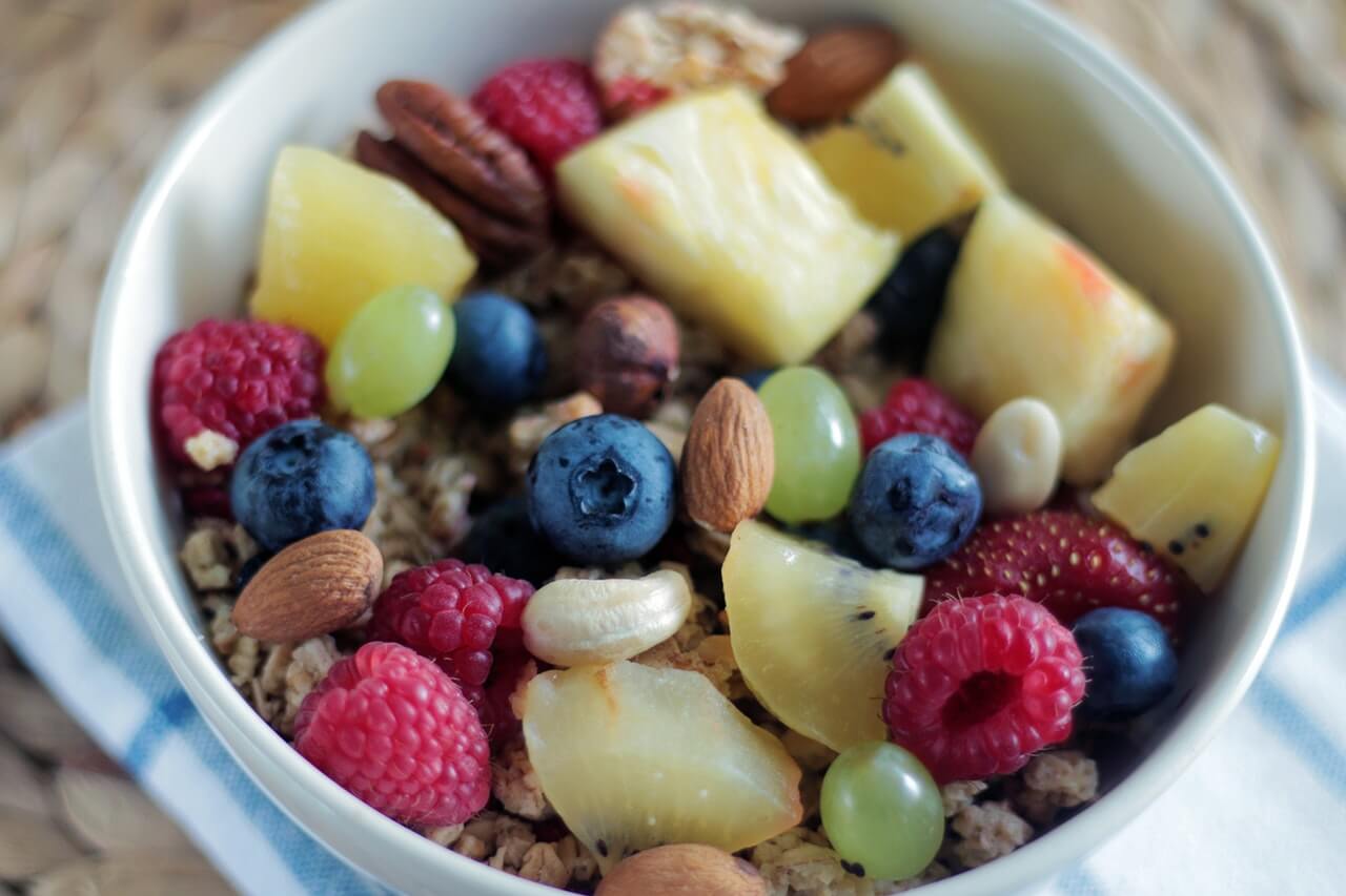 Fruit and granola