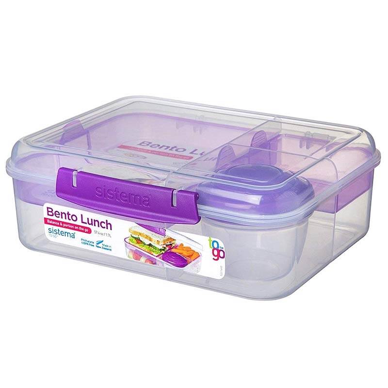Purple Sistema bento box