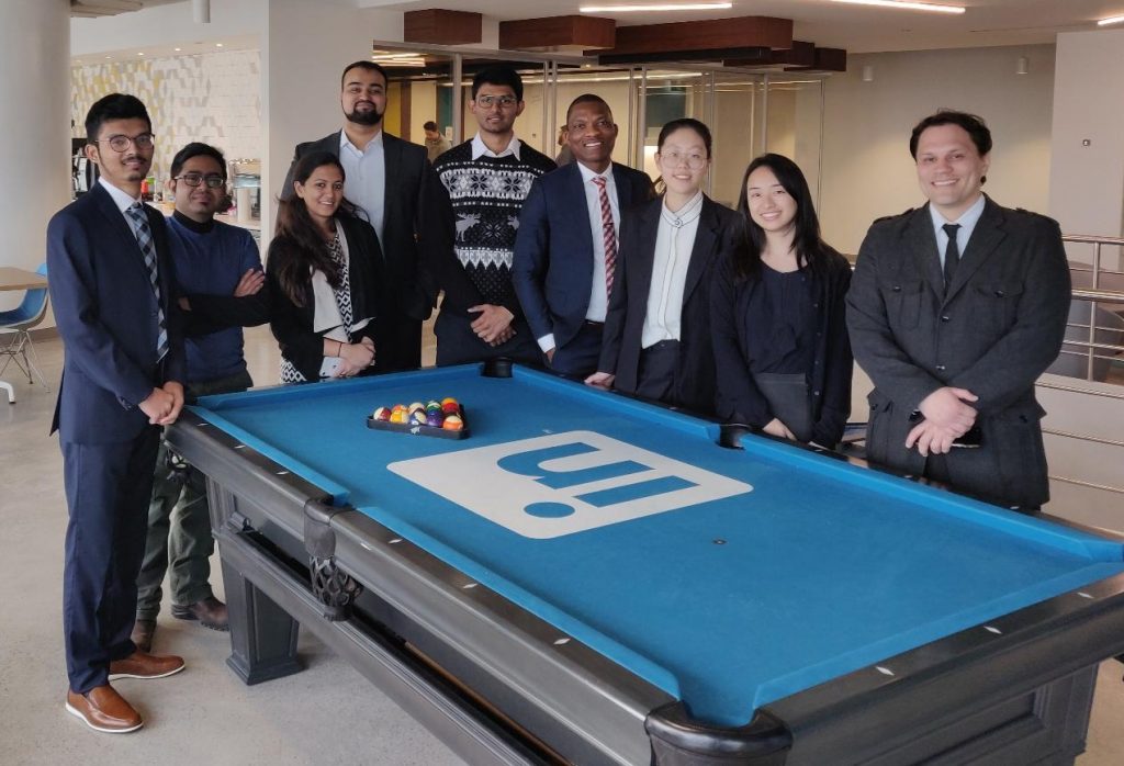 Humber students attending a LinkedIn Local event.