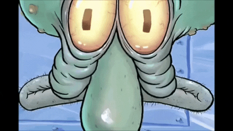 Squidward Tentacles has bags under his eyes.
