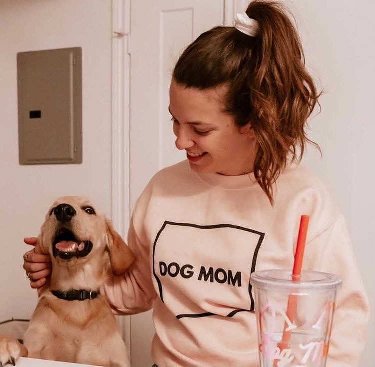 Trisha Harber shares the best photo of her and her dog.
