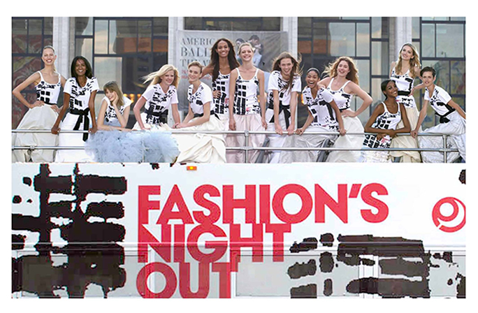 Fashions night out show in NYC