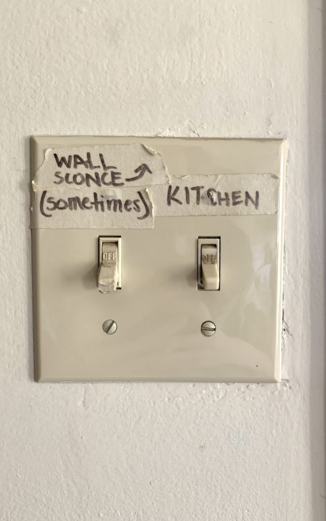 a light switch that says it only works sometimes
