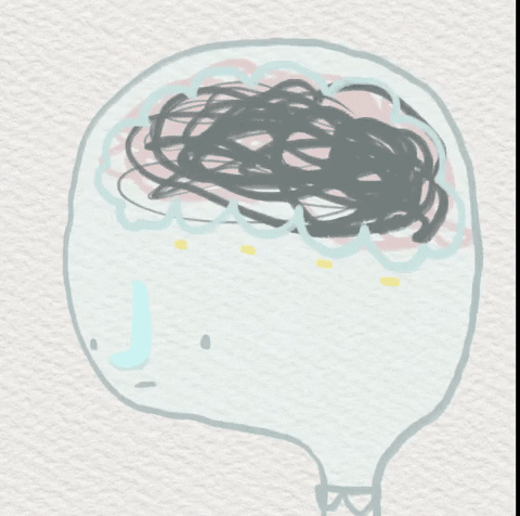 A stressed-out brain.