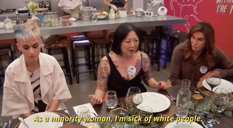 Margaret Cho says, "As a minority woman, I'm sick of white people."