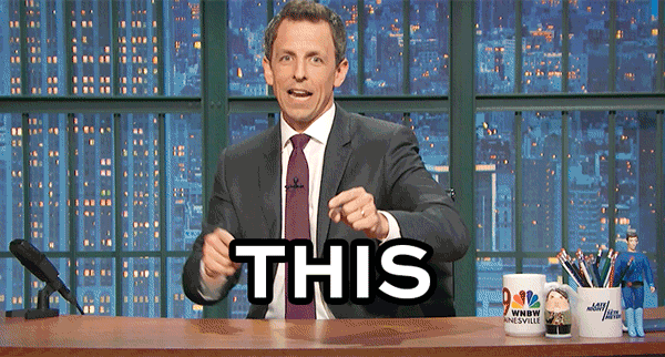 Seth Meyers says "This could not be less important."