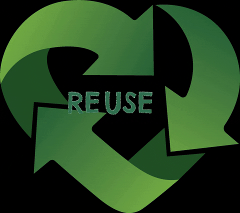 Reduce Reuse Recycle.