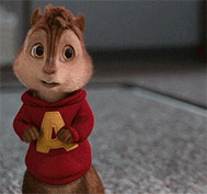 Alvin from Alvin and the Chipmunks winces.