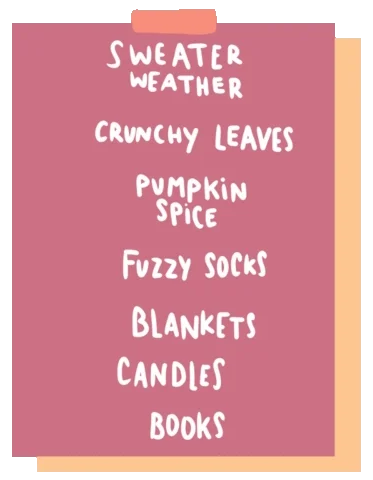 List of fall items