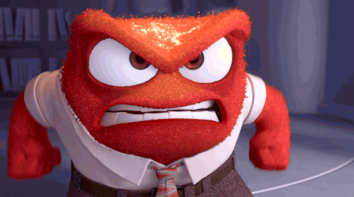 Anger from Pixar's "Inside Out" explodes with fury.