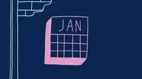 Calendar switching months.