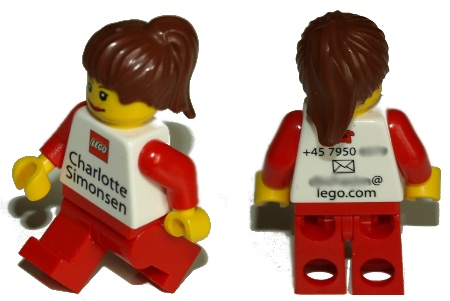 Lego minifig business card 