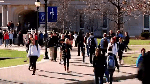 Students return back to campus