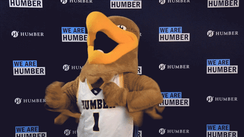 Humber hawk excited to have you back on campus
