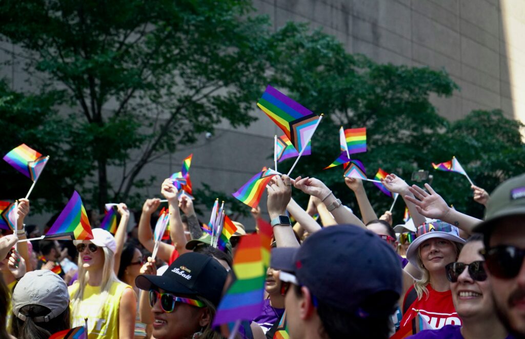 Picture of Pride celebrations in Toronto.