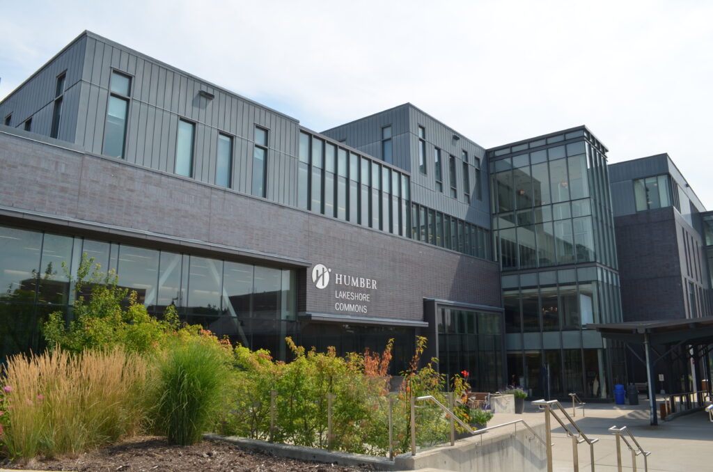 Facade of the Humber College Lakeshore Campus' L Building