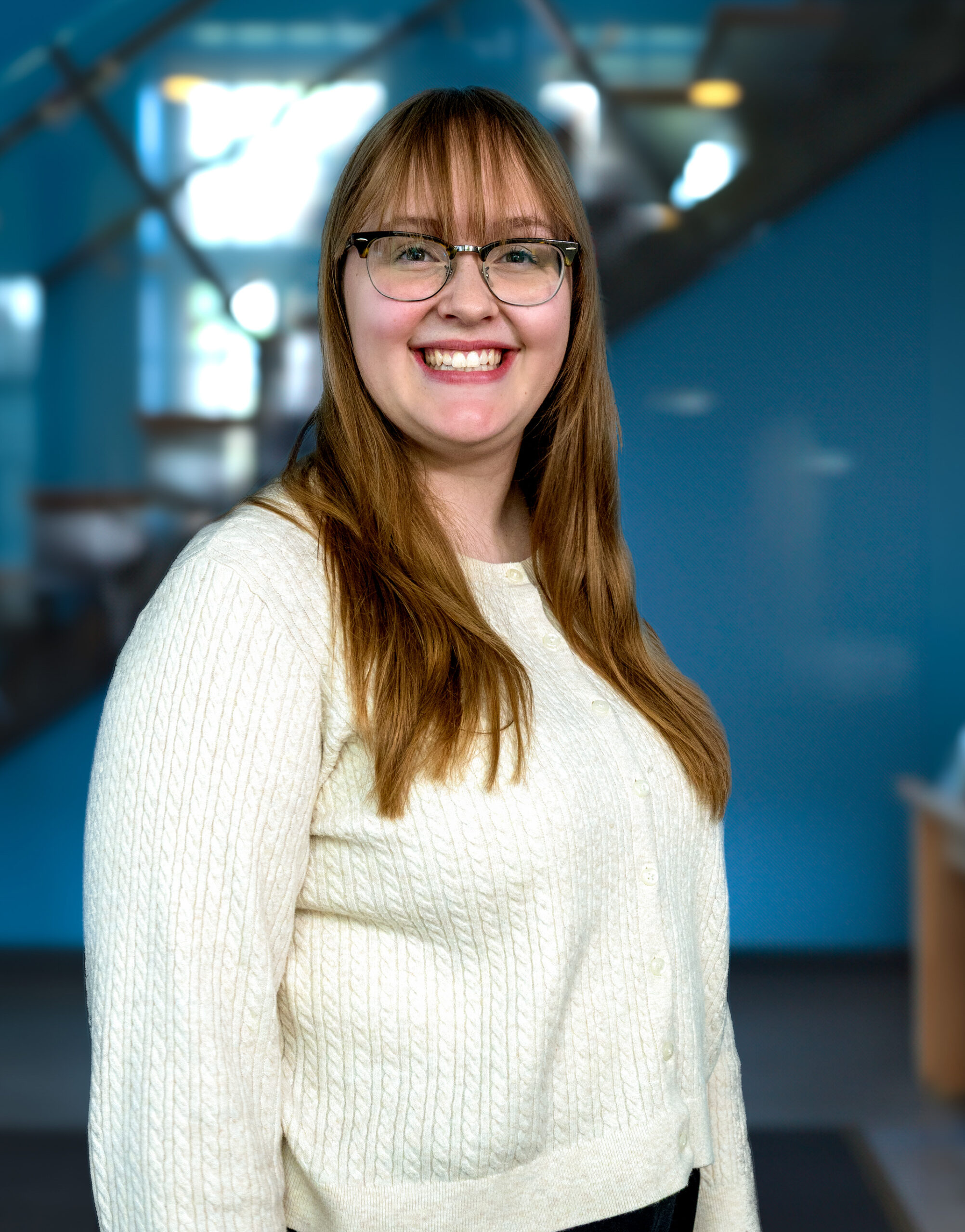 A headshot of Emily Edwards