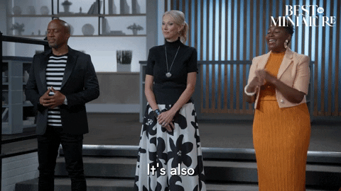 a woman saying, "it's also a test of time management."