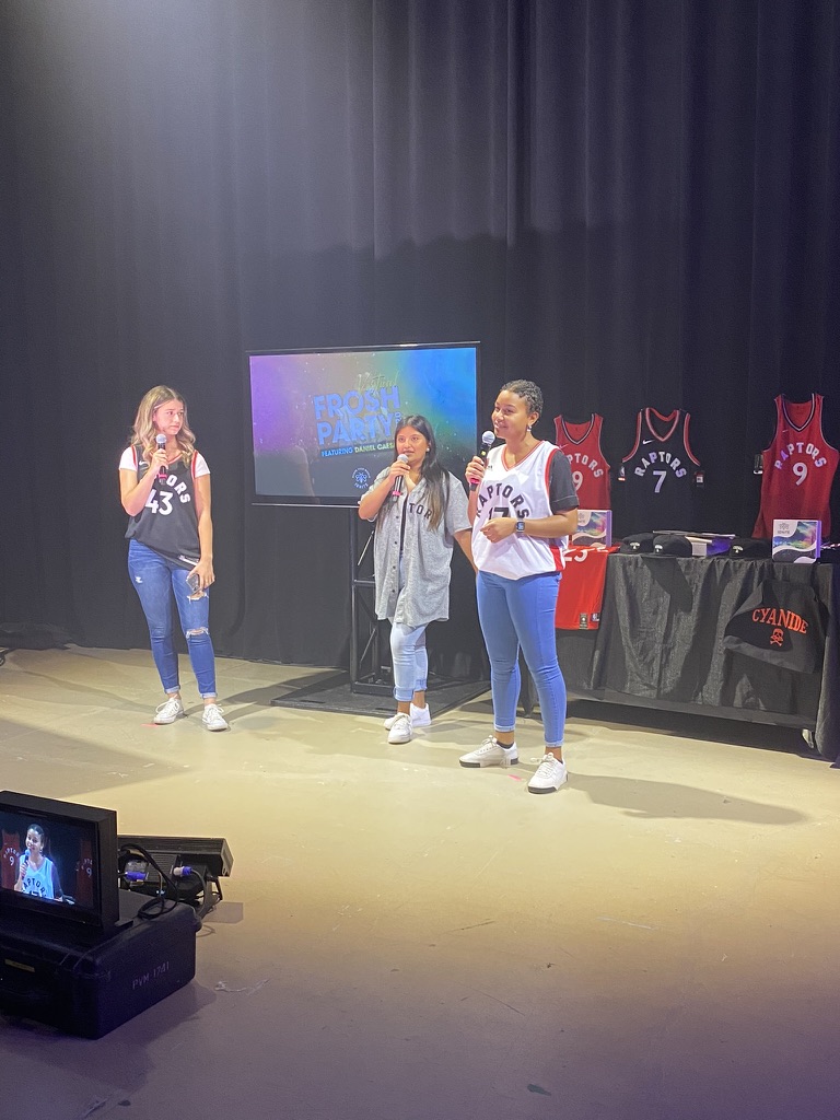 IGNITE’s student engagement coordinators hosting an event.