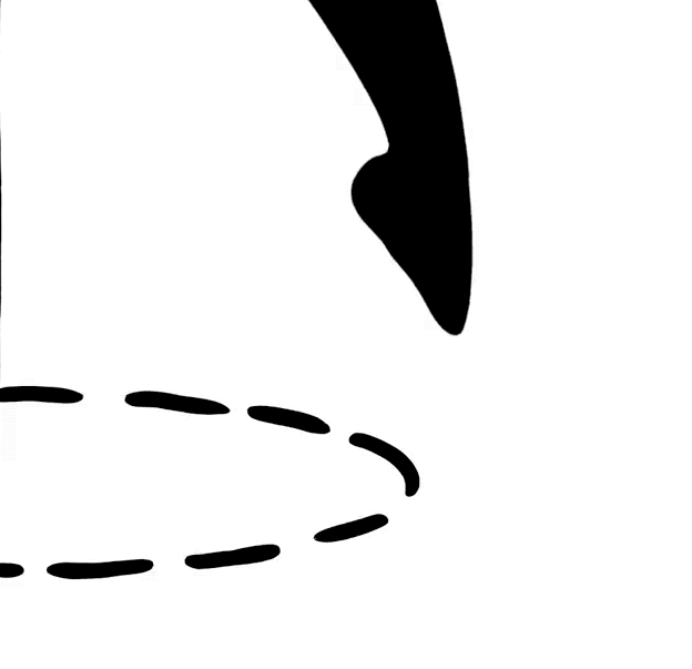 an animation of a character walking out comfort zone with the caption reading progress