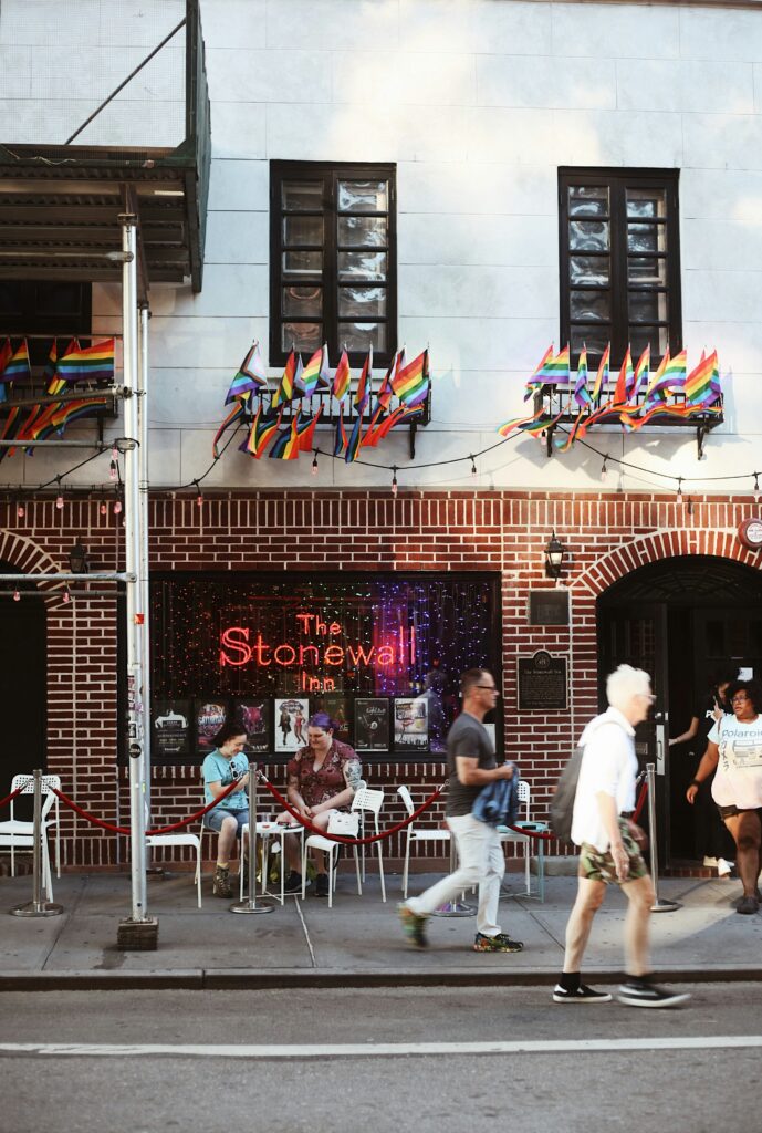 A bar with the name "The Stonewall Inn"