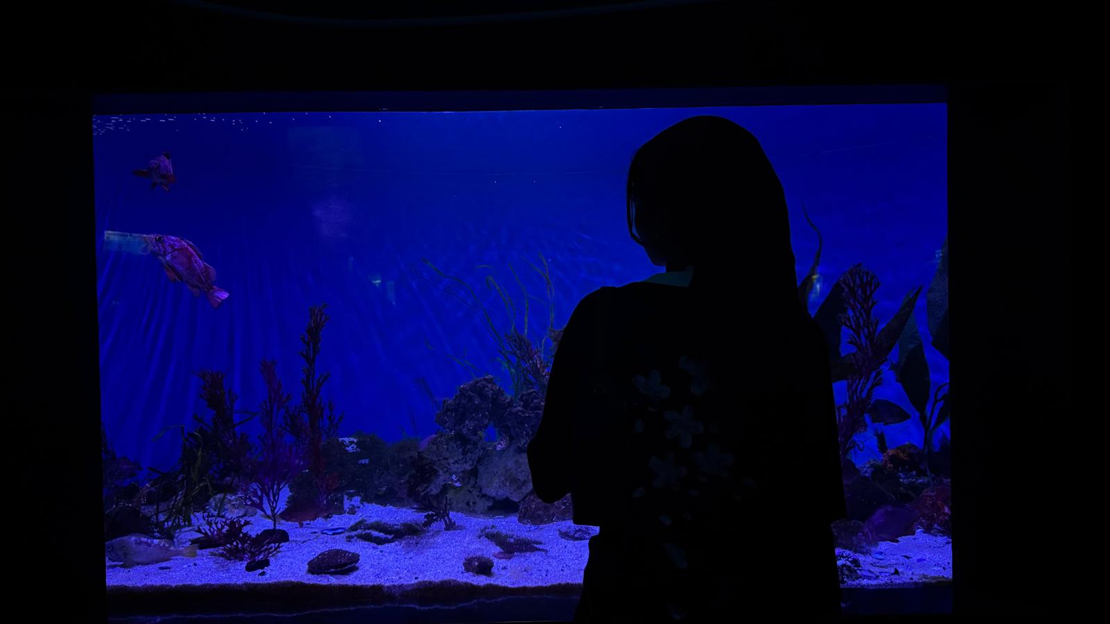 Photo of Lubna Patel at the Aquarium